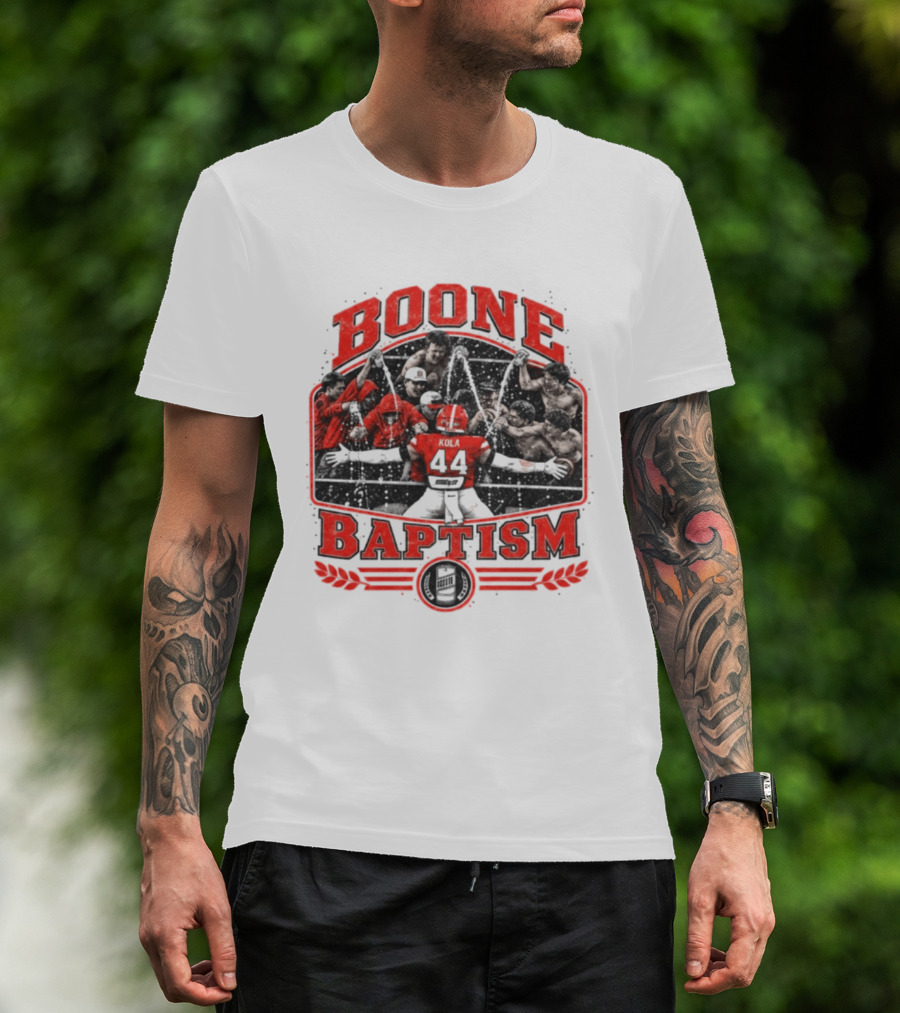OSU Cowboy Football Boone Baptism Kola 44 T-Shirt
