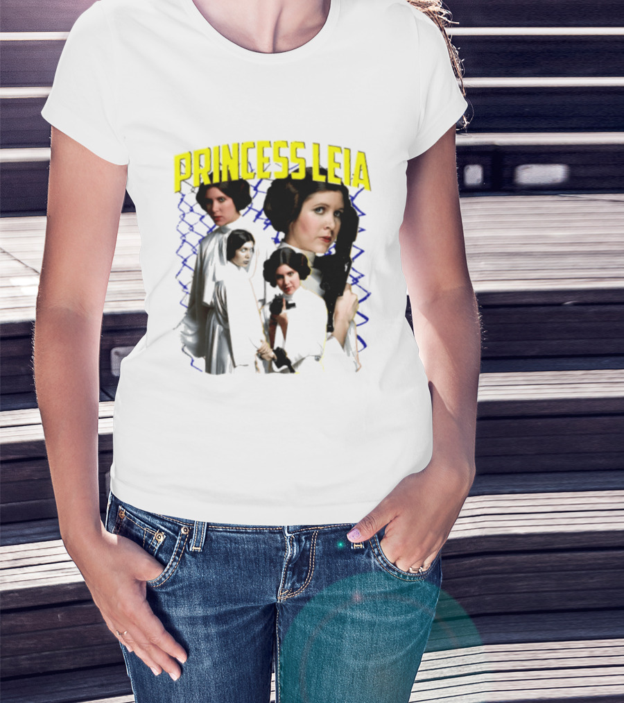 Princess Leia Star Wars Legends Bootleg Retro Fan T-Shirt