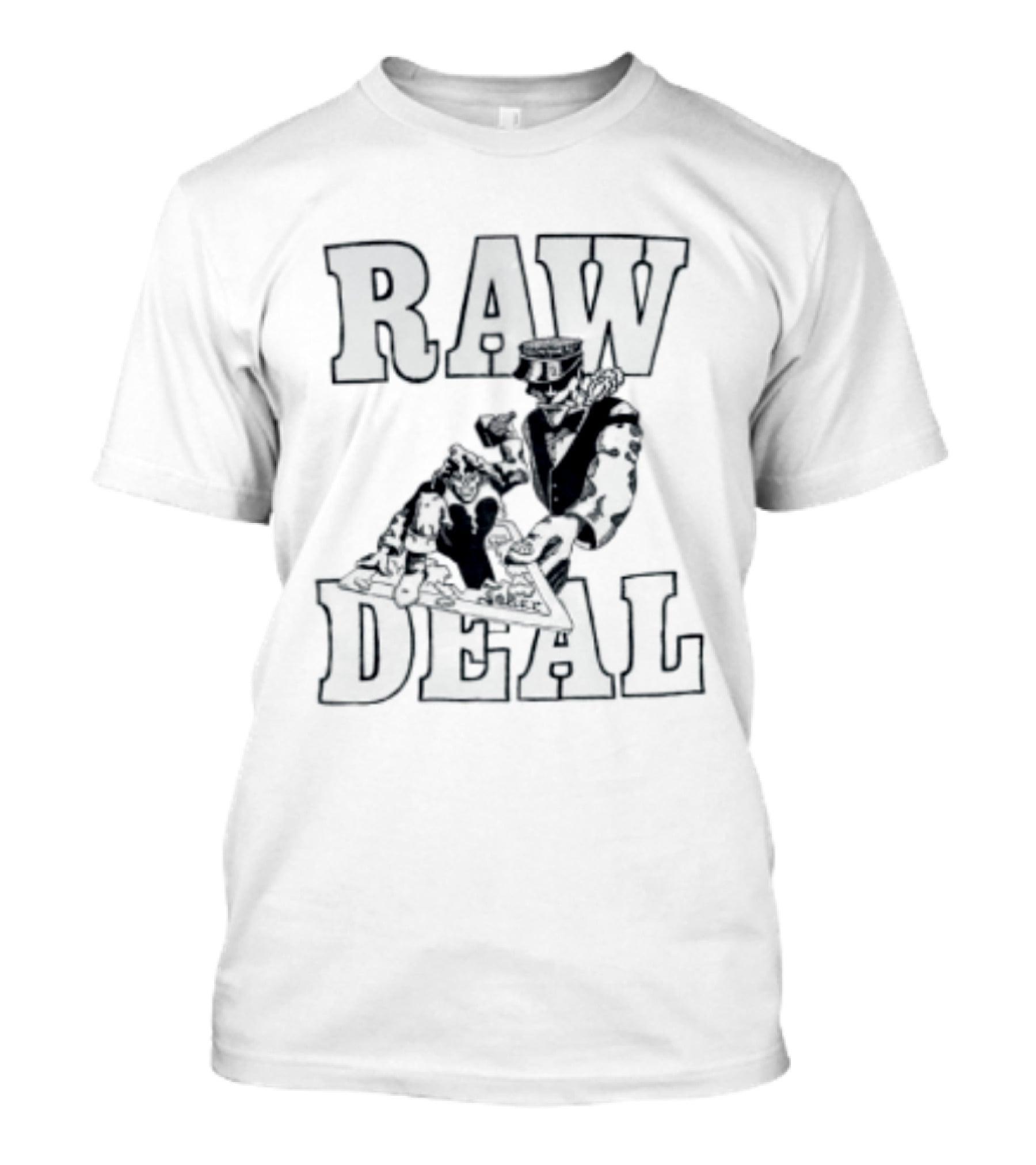 Raw Deal Joker Playing Card Jester T-Shirt