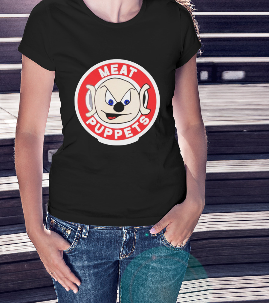 Meat Puppets Alternative Rock Merchandise Iconic Cartoon T-Shirt
