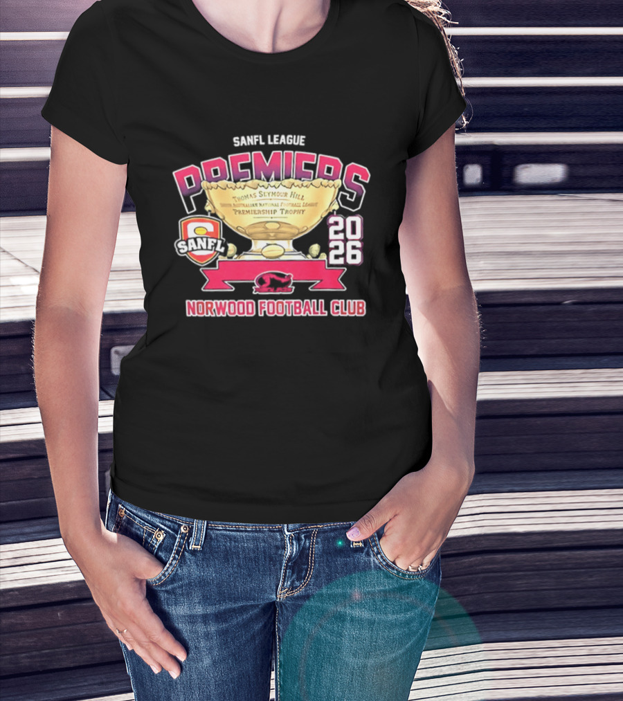 SANFL League Premiers 2026 Norwood Football Club Trophy T-Shirt