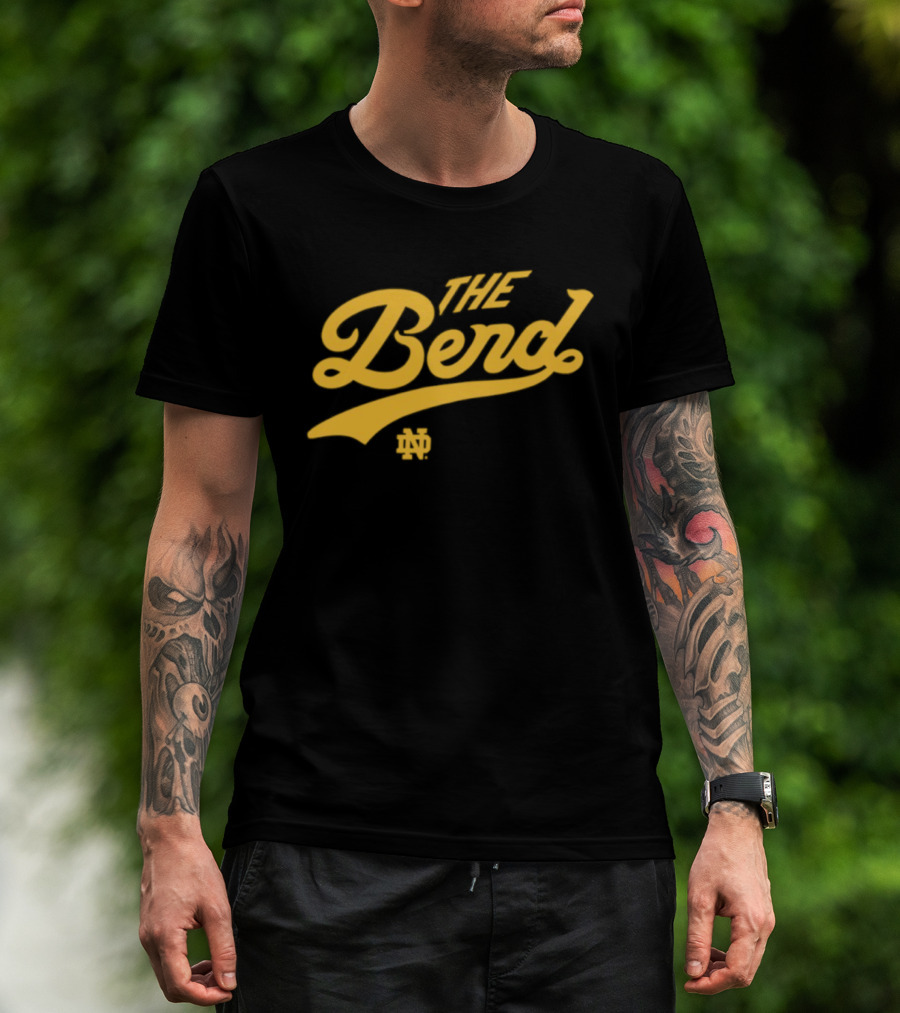 Notre Dame Fighting Irish The Bend Vintage Style Fan T-Shirt