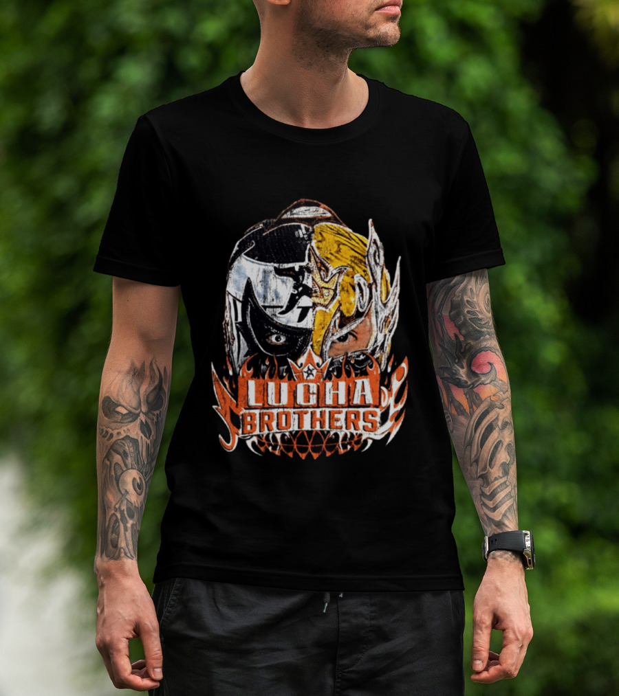 Lucha Brothers Penta Rey Fenix Mask Duo WWE T-Shirt