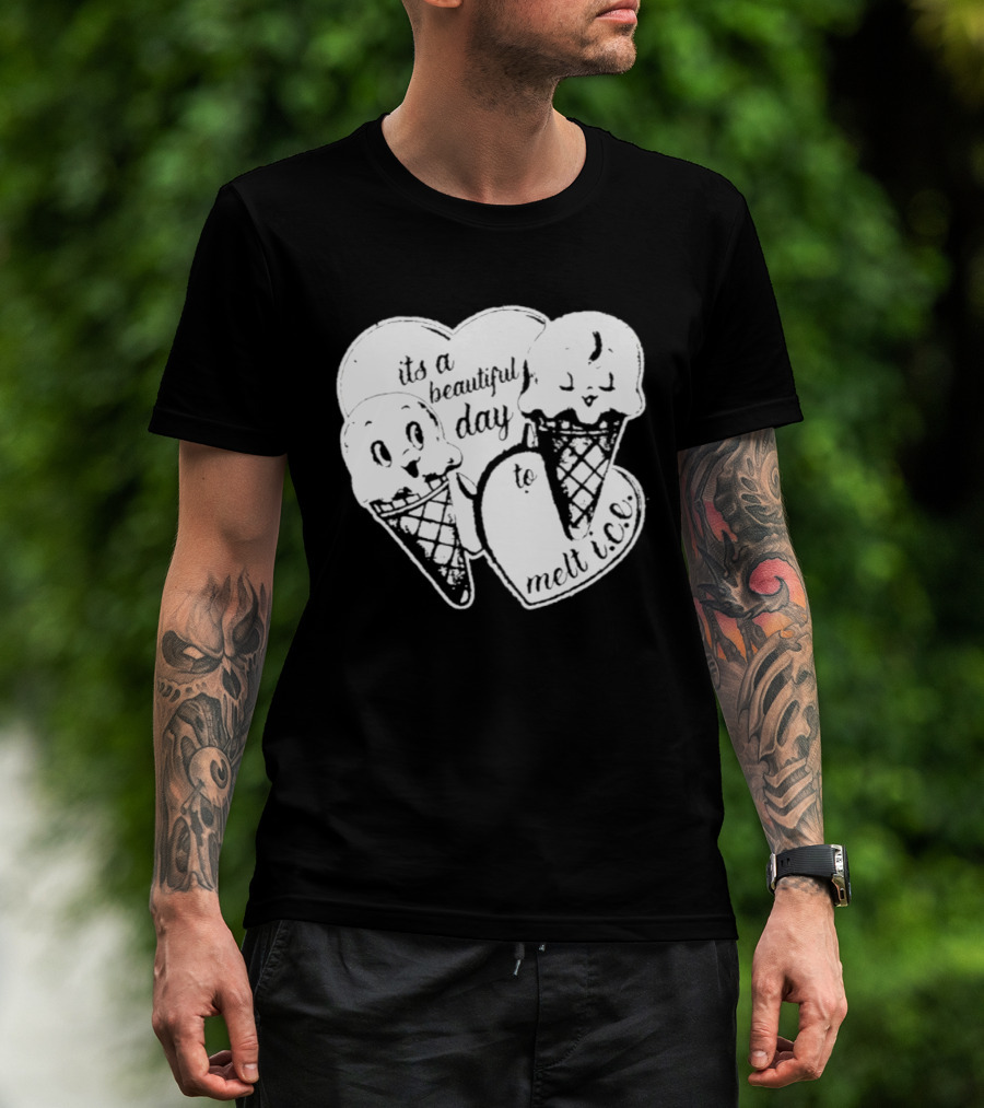 Ice Cream Cones Summer Melt Happy Day T-Shirt