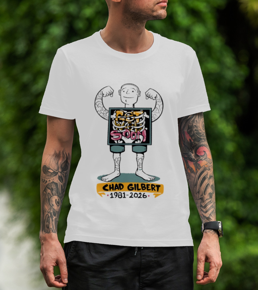 Chad Gilbert Get Well Soon 1981 2026 New Found Glory Tattoo T-Shirt