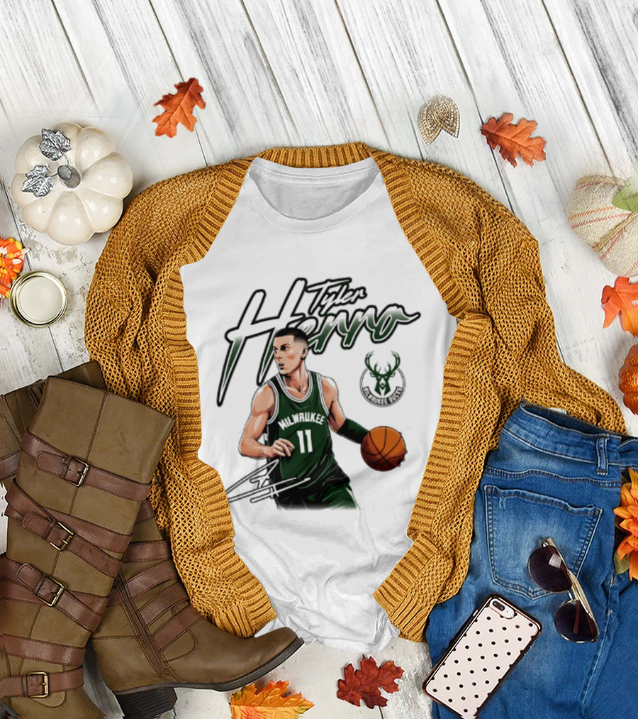 Tyler Herro Milwaukee Bucks Number 11 Basketball Player T-Shirt