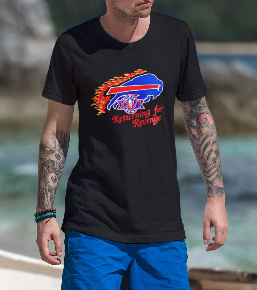 Super Bowl XXVI Buffalo Bills Returning For Revenge T-Shirt