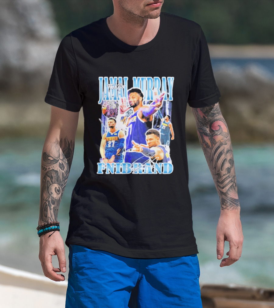 Jamal Murray The Killer Denver Nuggets FNIBRAND Basketball T-Shirt