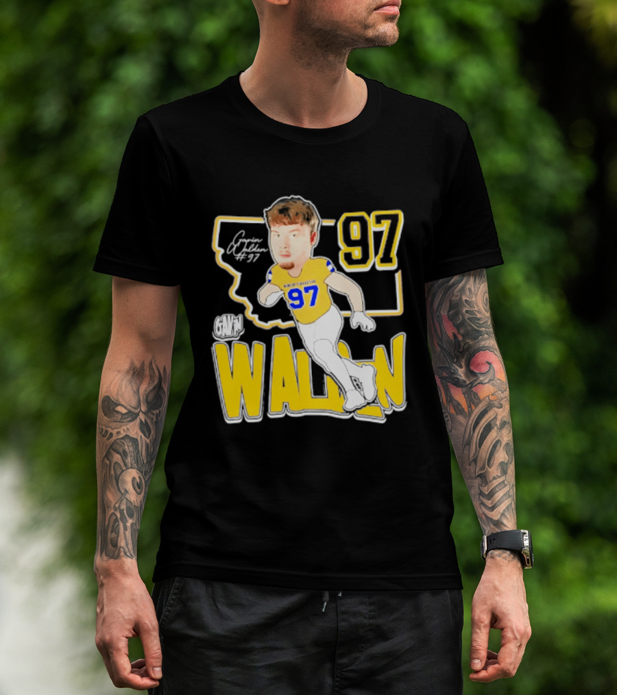 Montana State Bobcats Player Walden 97 Caricature 2026 T-Shirt