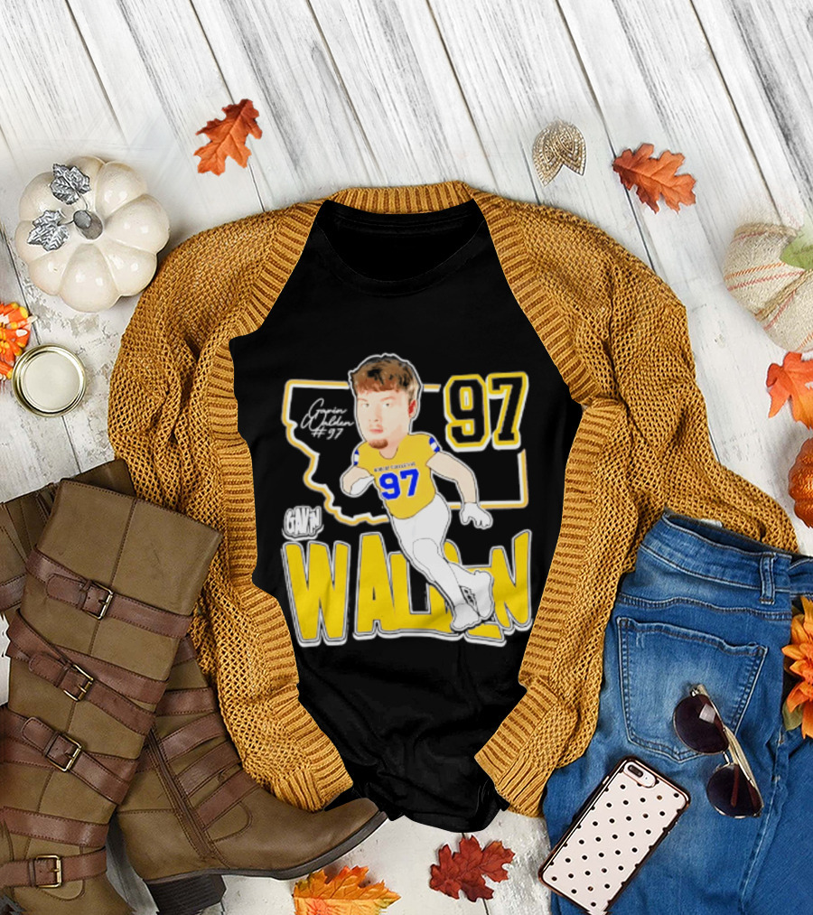 Montana State Bobcats Player Walden 97 Caricature 2026 T-Shirt