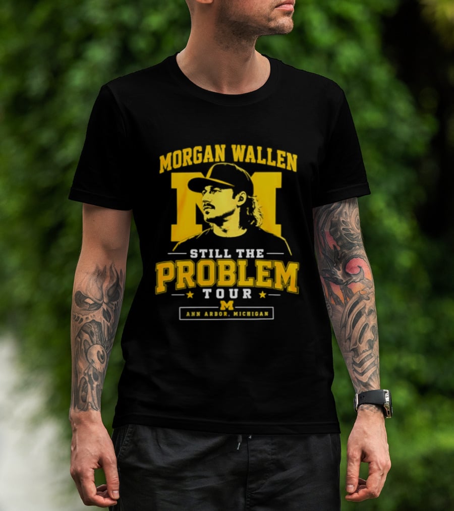 Morgan Wallen Still The Problem Tour Ann Arbor Michigan Iconic M T-Shirt