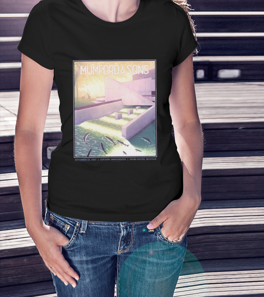 Mumford And Sons September 22 2026 Grand Rapids Acrisure Amphitheater Event T-Shirt