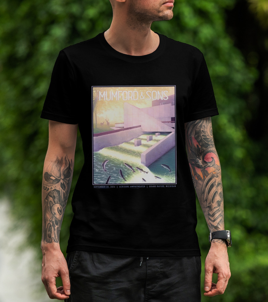 Mumford And Sons September 22 2026 Grand Rapids Acrisure Amphitheater Event T-Shirt