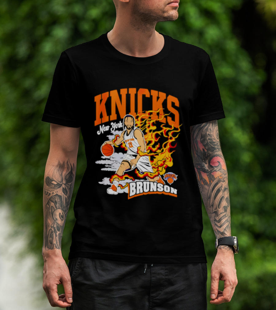 Knicks Jalen Brunson Fired Up New York Knicks T-Shirt