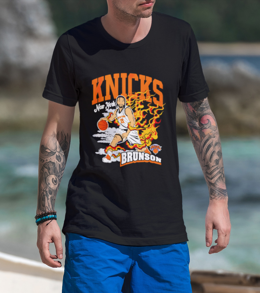 Knicks Jalen Brunson Fired Up New York Knicks T-Shirt