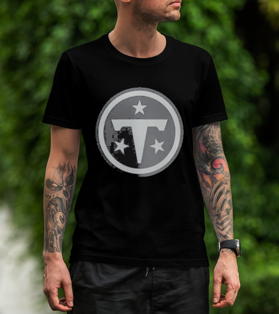 Tennessee Titans 2026 Salute To Service Logo With Stars T-Shirt