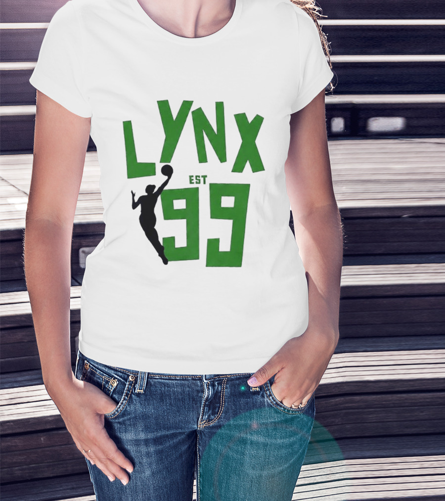 Lynx EST 99 Green Basketball T-Shirt