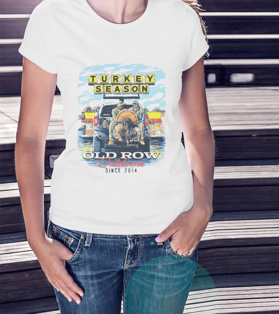 Turkey Season Old Row Outdoors Since 2014 T-Shirt