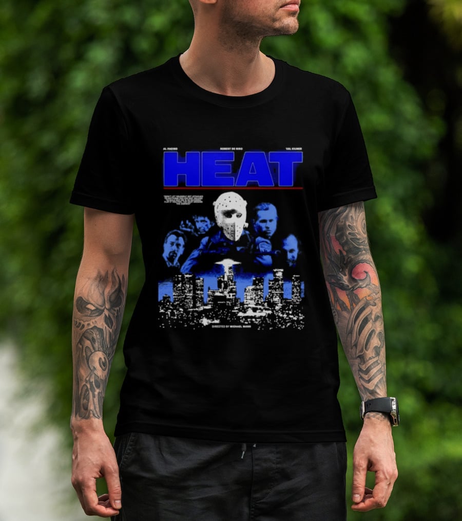 Al Pacino Robert De Niro Val Kilmer Heat Michael Mann Movie Halloween T-Shirt