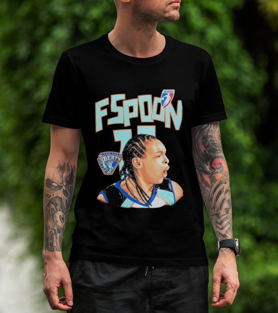 WNBA New York Liberty F Spoon 11 Iconic Player T-Shirt