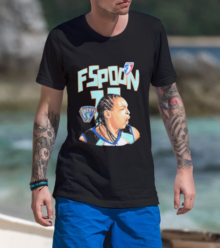 WNBA New York Liberty F Spoon 11 Iconic Player T-Shirt