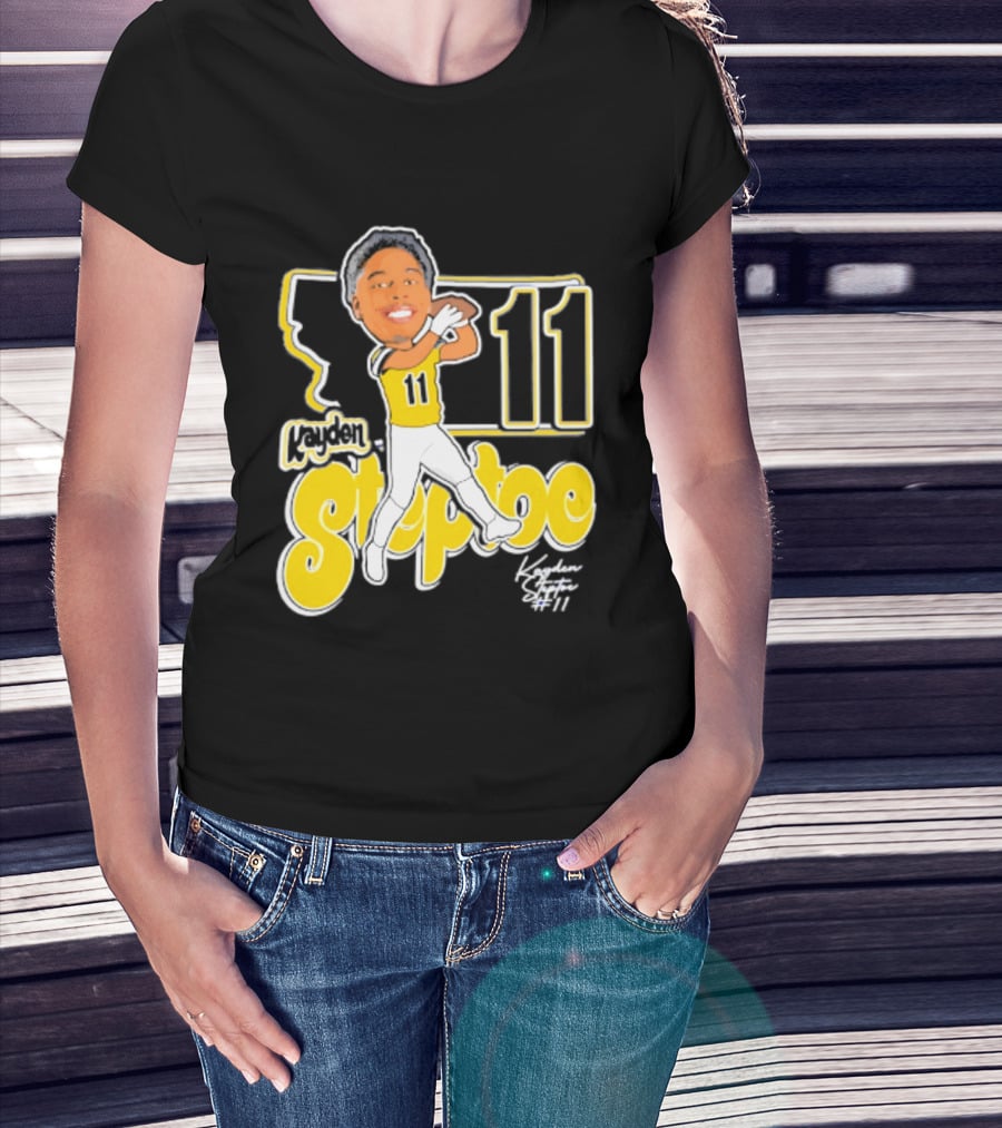 Montana State Bobcats Kayden Steptoe 11 Caricature 2026 T-Shirt