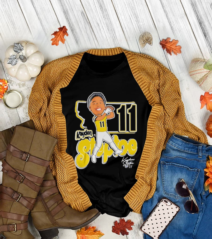 Montana State Bobcats Kayden Steptoe 11 Caricature 2026 T-Shirt