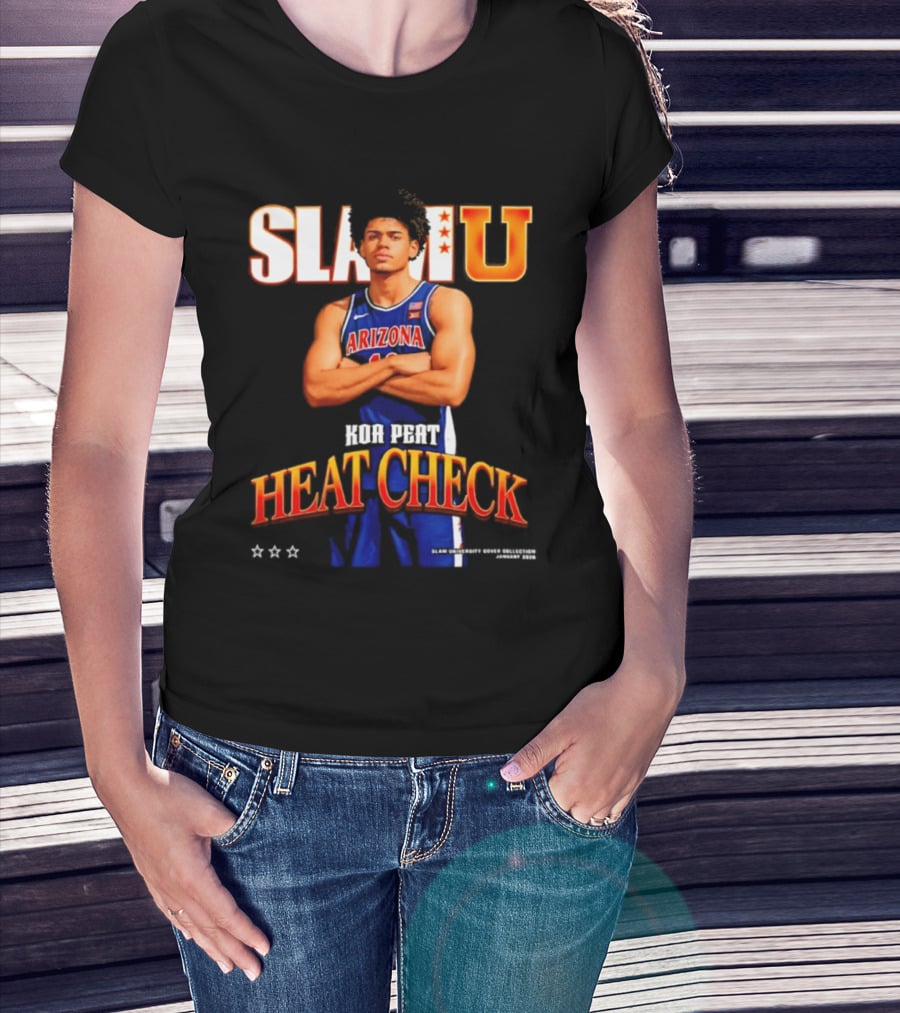 SlamU Arizona Heart Check Koa Peat T-Shirt