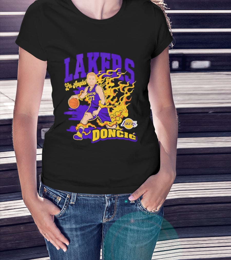 Los Angeles Lakers Luka Dončić Los Angeles Lakers Dončić T-Shirt