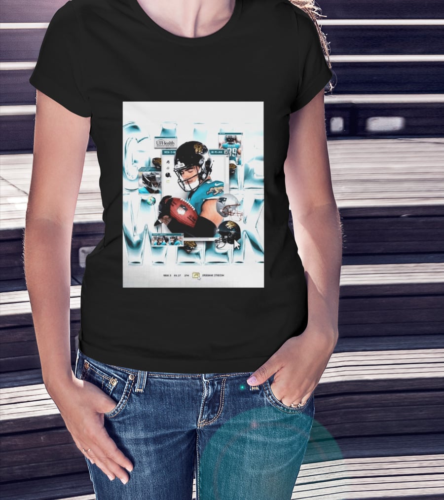 New England Patriots Vs Jacksonville Jaguars Game Week 3 EverBank Stadium September 27 2026 T-Shirt
