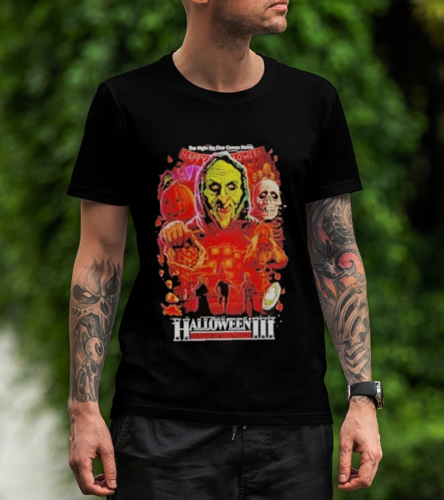 Halloween III Season Of The Witchcraft Happy Halloween Jack O' Lantern Skeleton Pumpkin T-Shirt