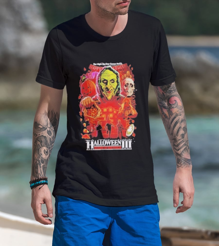 Halloween III Season Of The Witchcraft Happy Halloween Jack O' Lantern Skeleton Pumpkin T-Shirt
