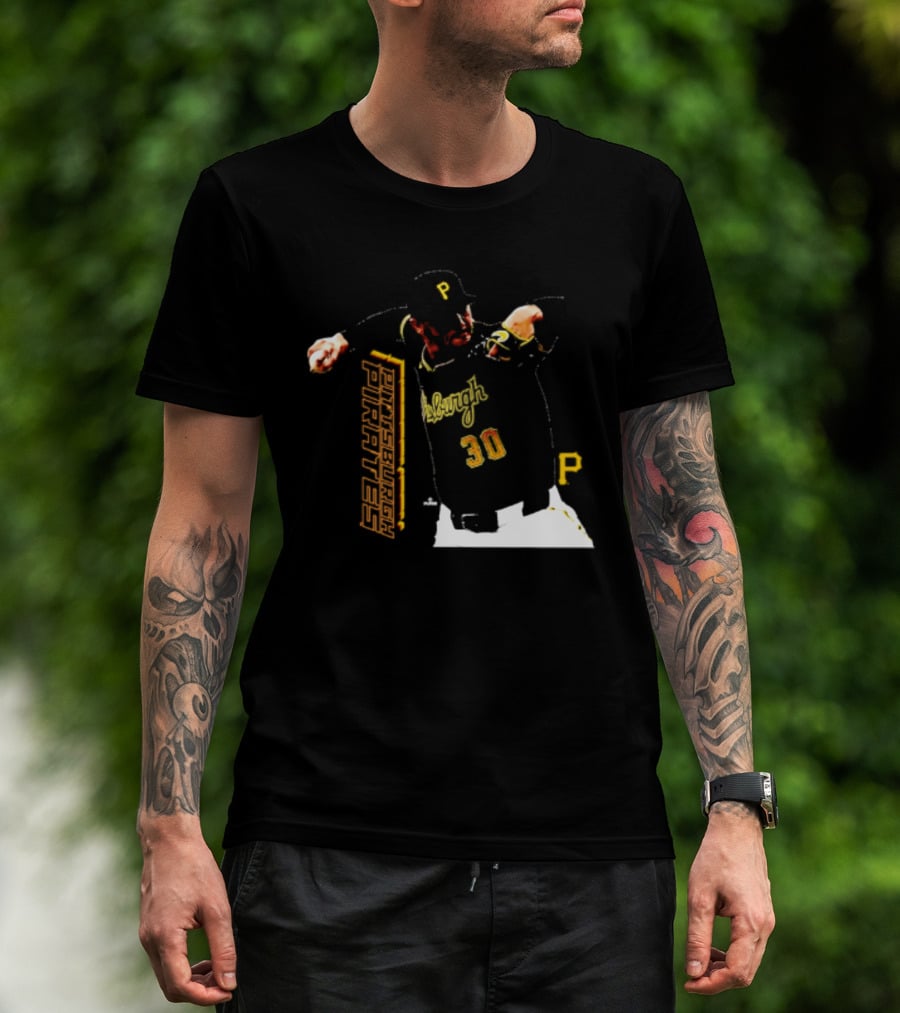 Paul Skenes Pittsburgh Pirates 30 MLB Pitcher Swing T-Shirt
