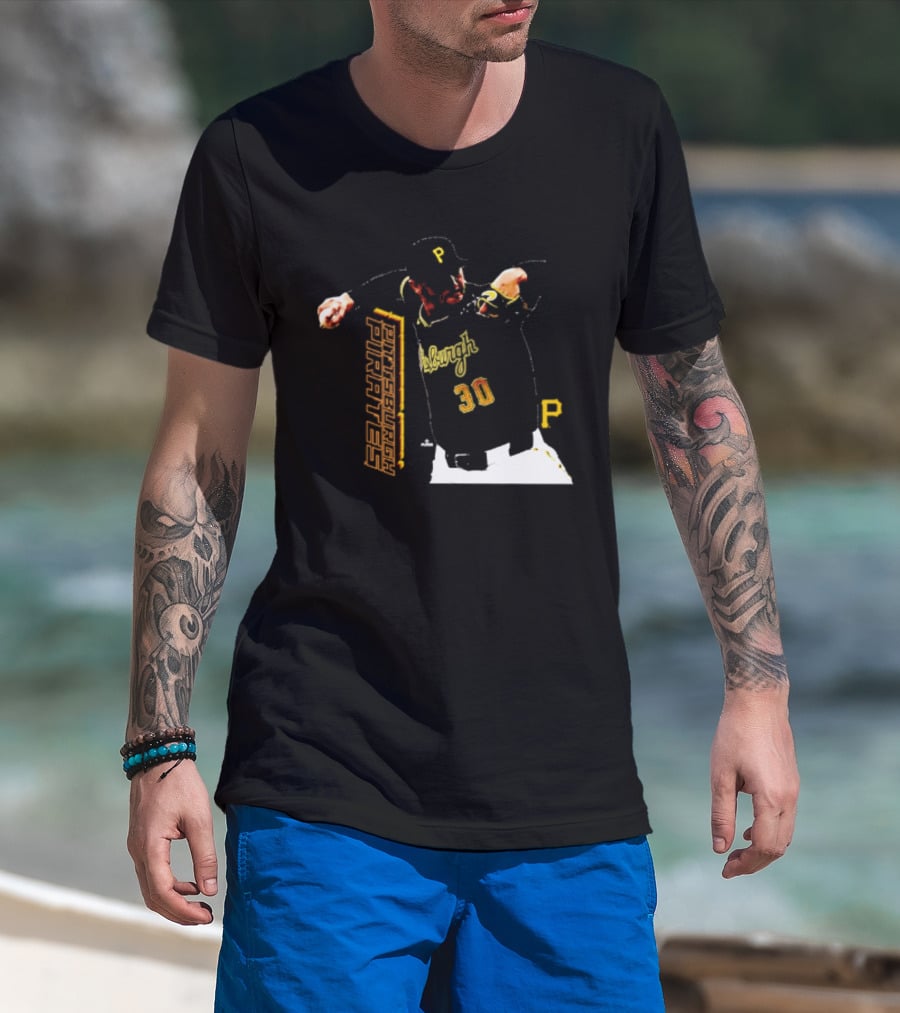 Paul Skenes Pittsburgh Pirates 30 MLB Pitcher Swing T-Shirt