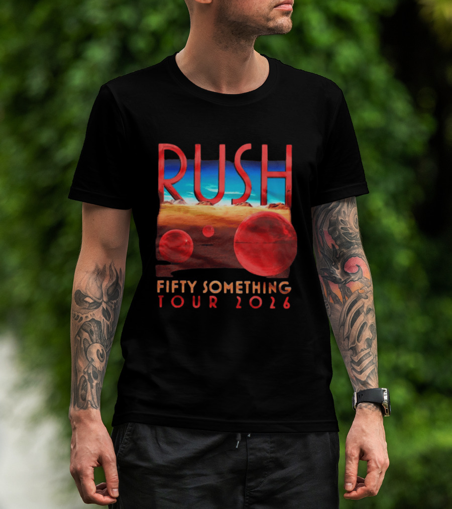 Rush Fifty Something Tour 2026 Spheres T-Shirt