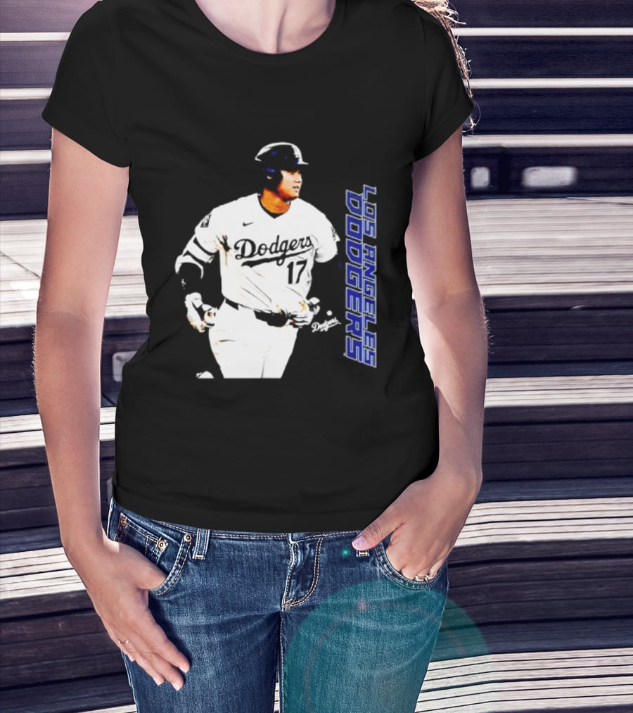 Shohei Ohtani Los Angeles Dodgers MLB Swing 17 T-Shirt