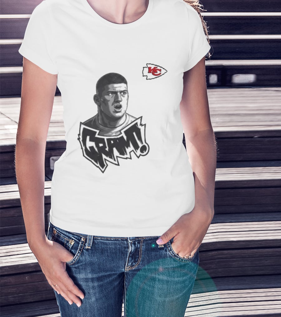 George Karlaftis GRM KC Chiefs Football Player T-Shirt