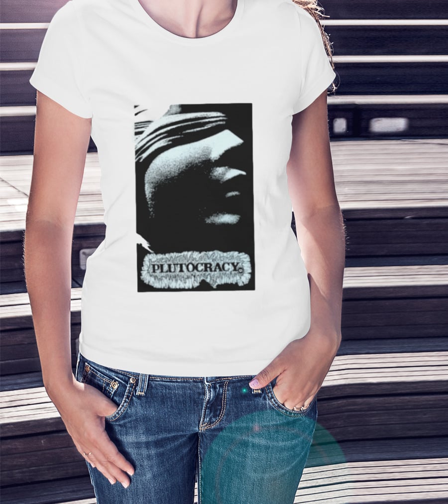 Plutocracy Anarchist Anti Capitalist Political Protest Blindfolded Justice T-Shirt