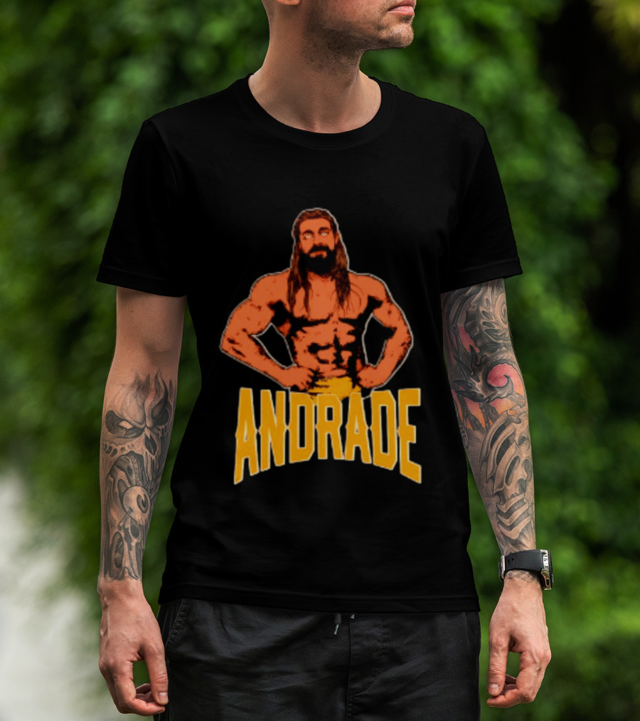 Andrade AEW Wrestling Lucha Libre Iconic Pose T-Shirt