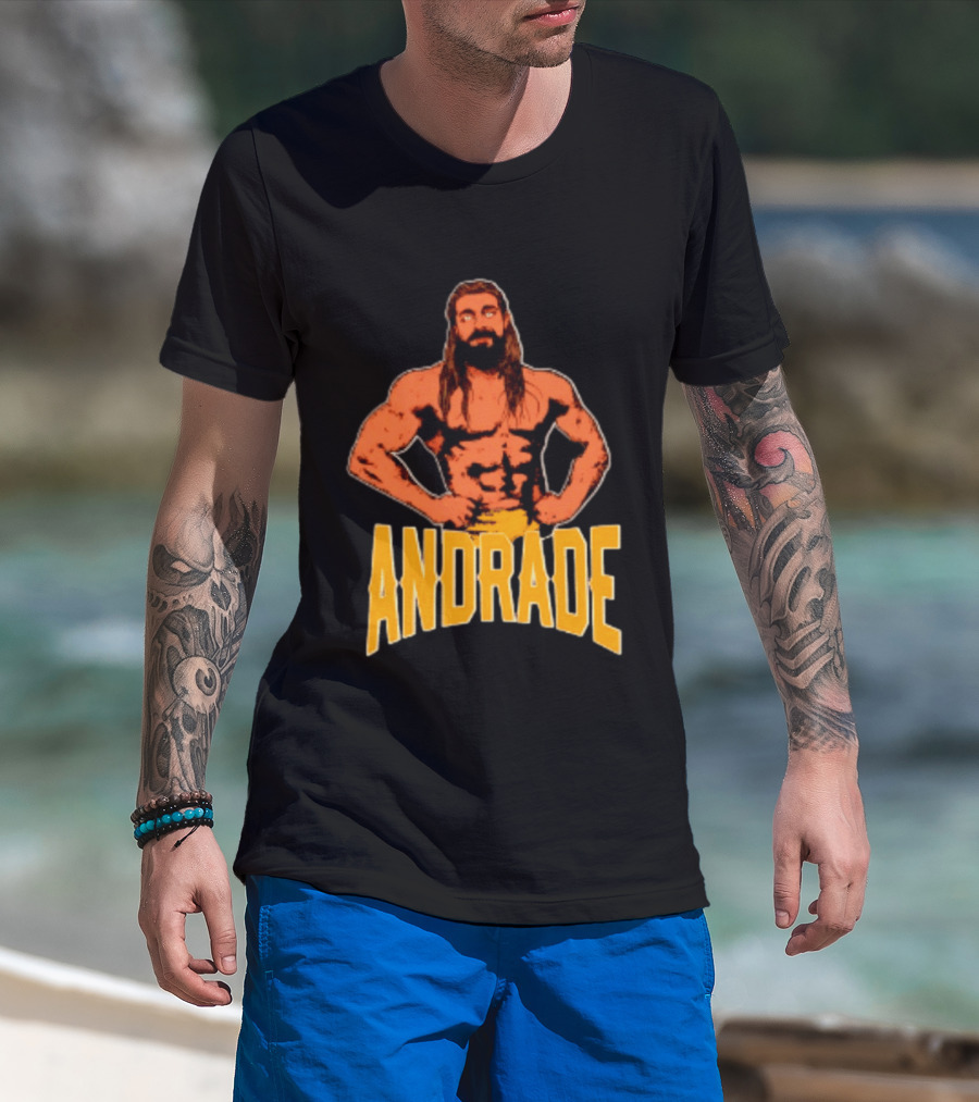Andrade AEW Wrestling Lucha Libre Iconic Pose T-Shirt