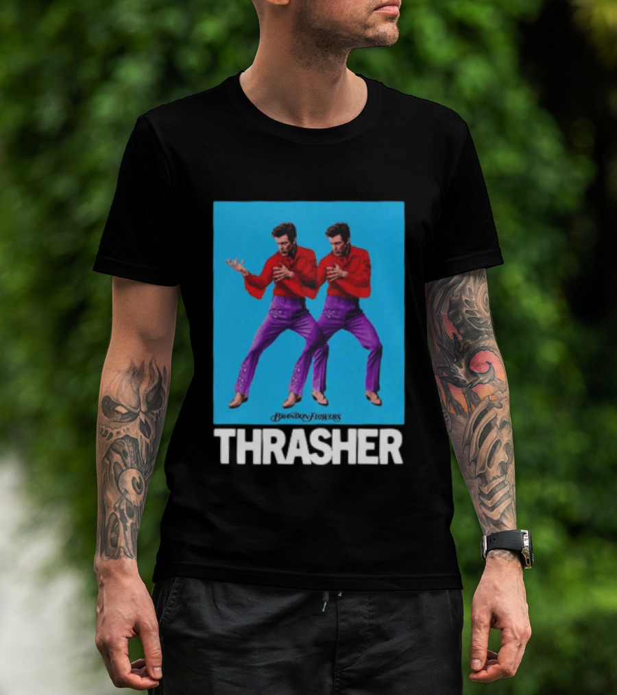Brandon Flowers 2026 Thrasher Tour Double Vision T-Shirt