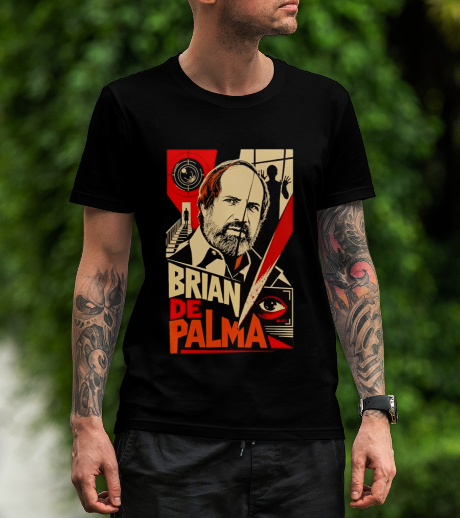 Brian De Palma The Camera Never Tells The Whole Truth Retro Film Noir T-Shirt