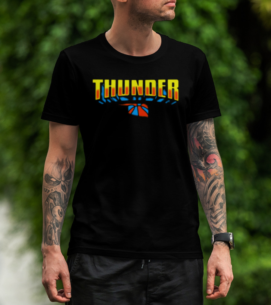 Joshua Boydston Thunder Comic Front Back T-Shirt