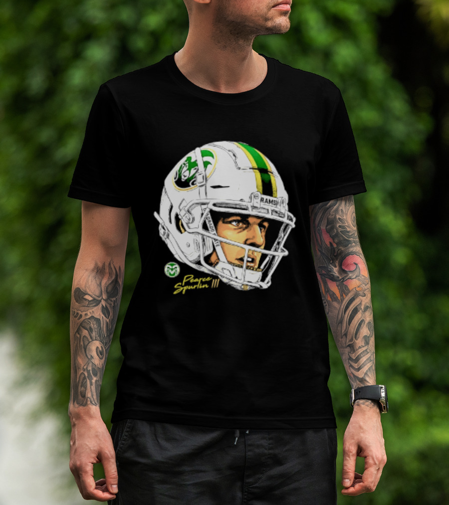Darius Curry 3 Colorado State Rams NCAA Football Swag Head Prestigue Signature T-Shirt