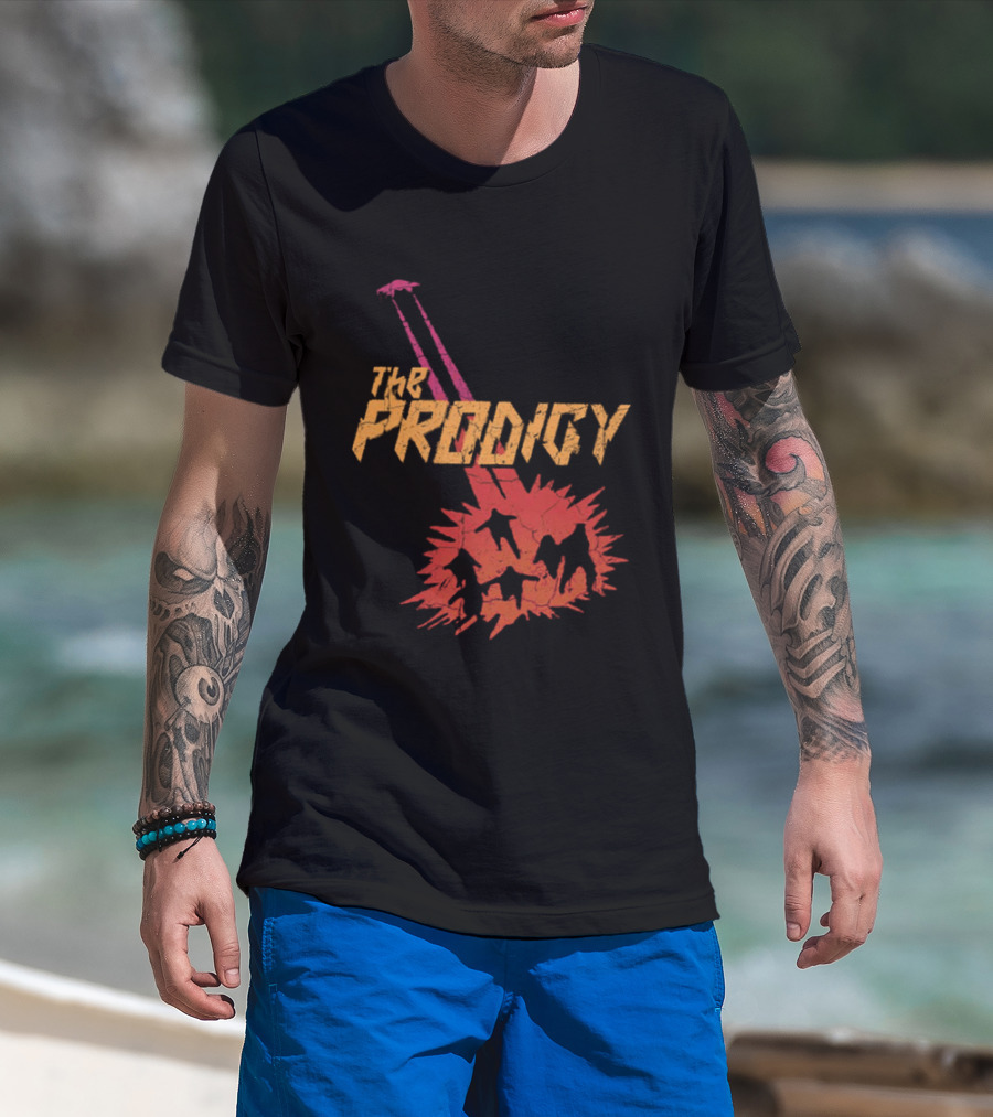 The Prodigy 2026 Tour Invaders UFO Explosion T-Shirt