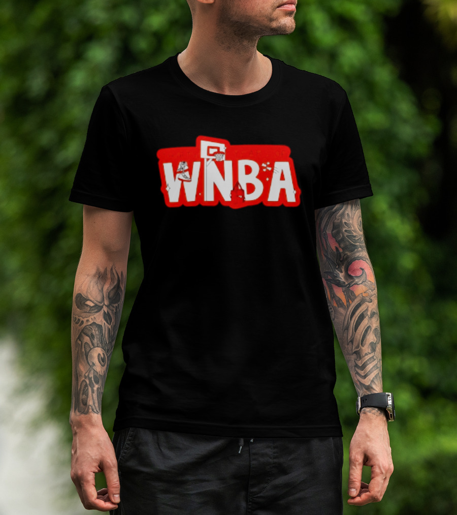 Thirty Years Of WNBA Basketball Hoops And Sneakers Celebration T-Shirt