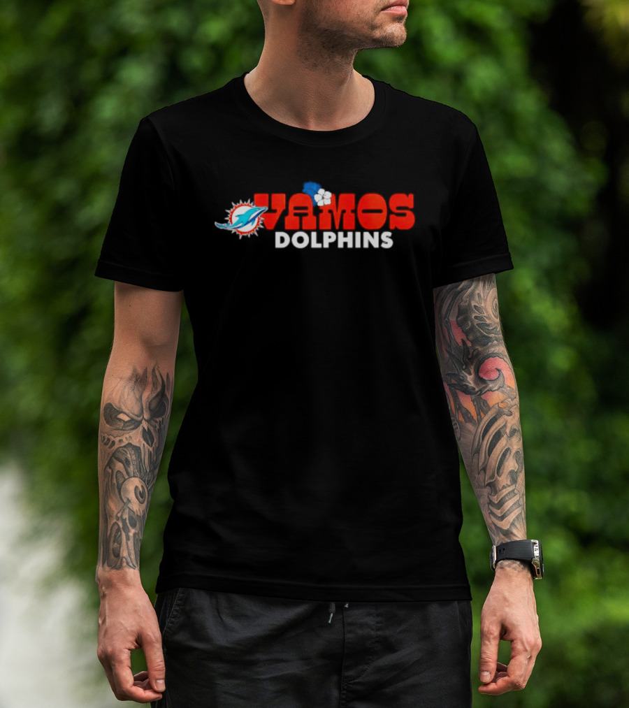 Miami Dolphins Vamos Hispanic Heritage Month Teal 2026 Celebrating Culture And Pride T-Shirt