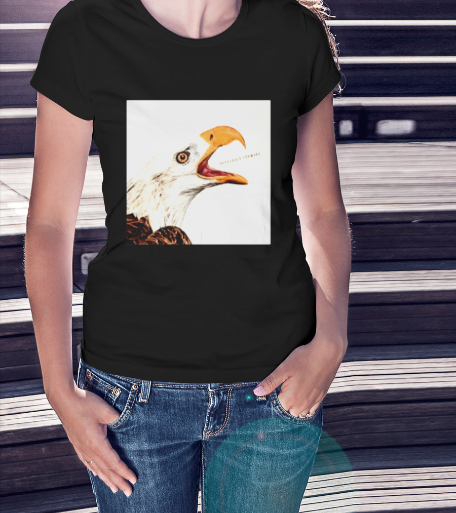 Democracy Forward Bald Eagle Patriotic T-Shirt