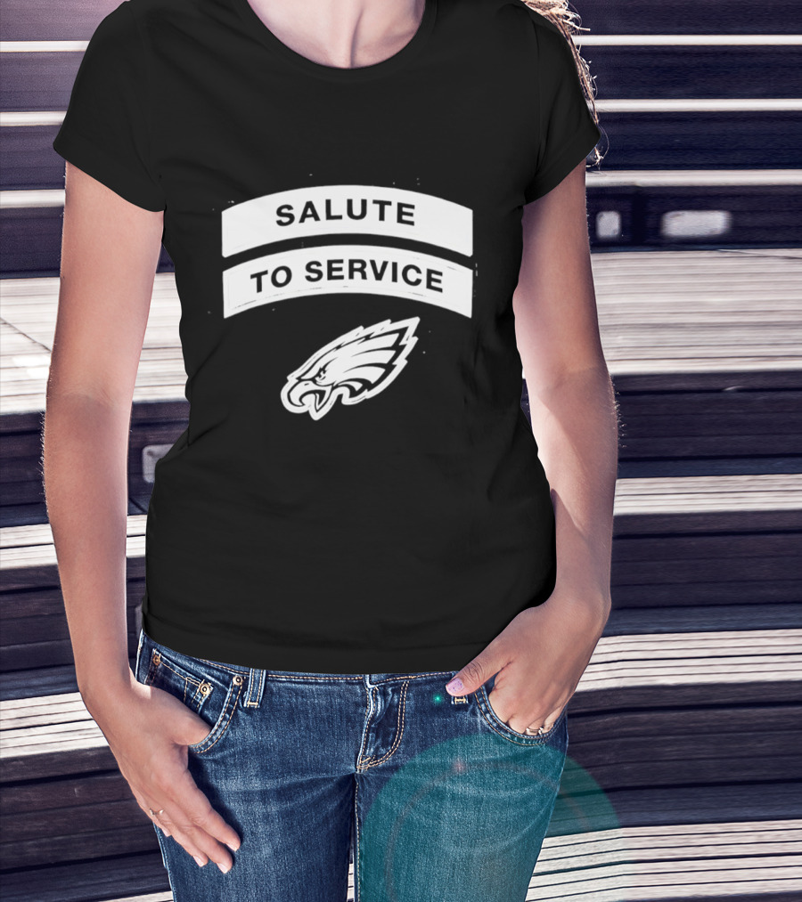 Philadelphia Eagles Salute To Service 2026 T-Shirt
