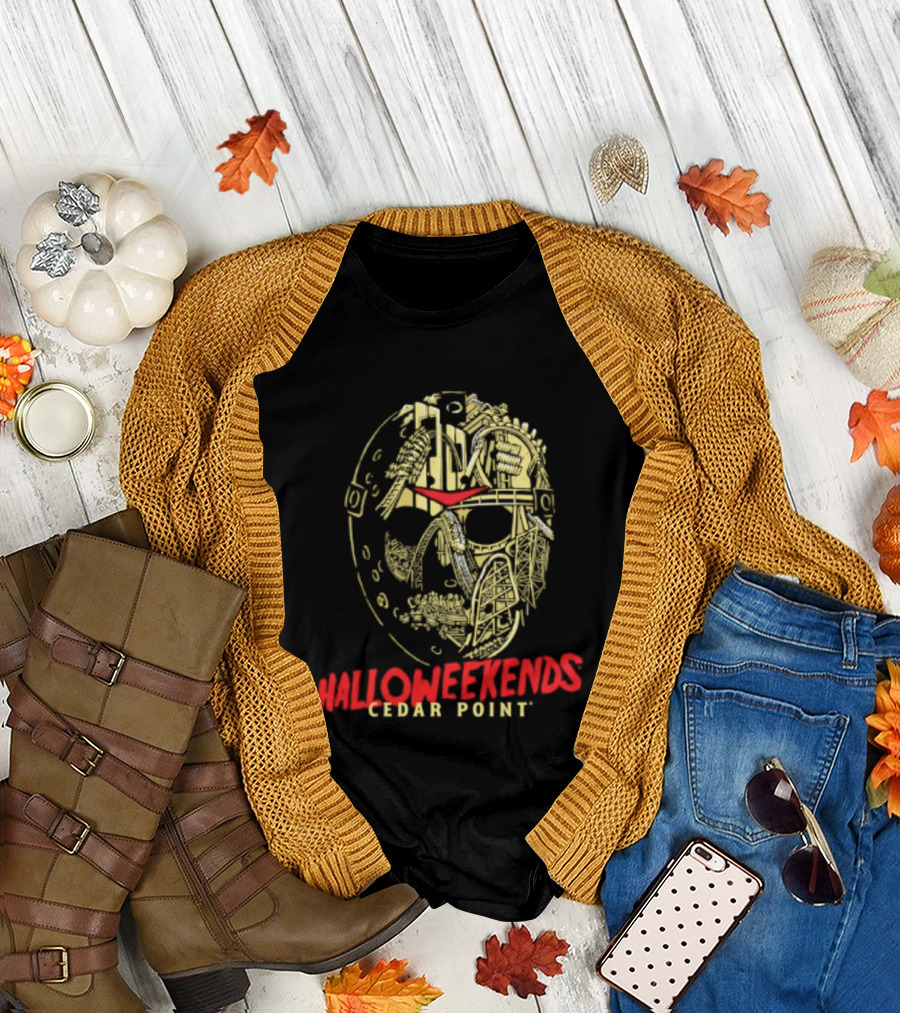 Halloweekends Cedar Point Hockey Mask T-Shirt